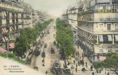 France Paris Le Boulevard Montmartre