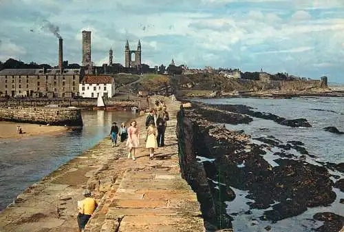 United Kingdom Scotland St. Andrews from the harbour