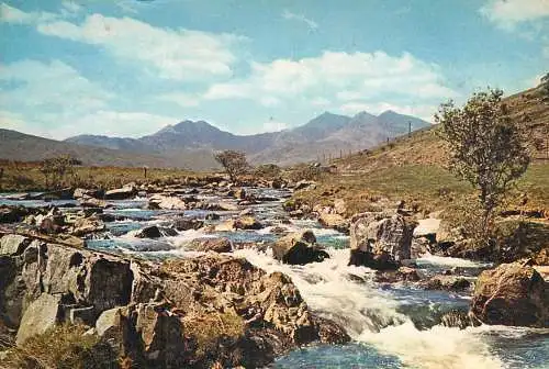 United Kingdom Wales Snowdon from Old Bridge of Garth