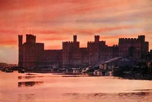 United Kingdom Scotland Caernarvon castle 1971