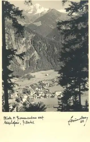 Austria Zillertal blick v. Zimmerfem