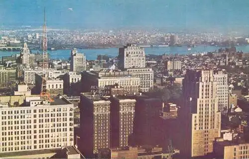 United States Philadelphia PA Delaware river and Benjamin Franklin hotel