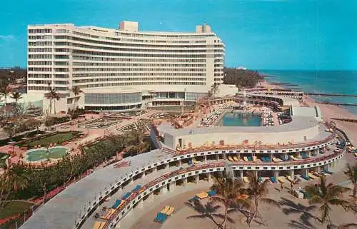 United States FL Florida Miami Beach Fontainebleau hotel