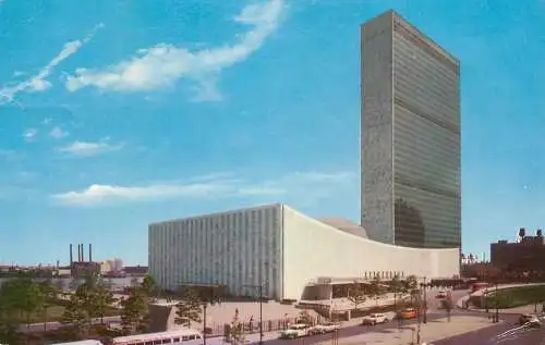United States NY New York City United Nations Buildings 1957