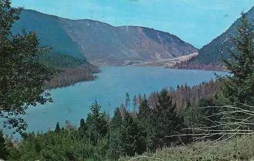 United States MT Madison River Canyon Earthquake lake slide