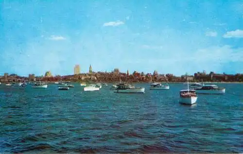 United States MA Boston view from the Charles river