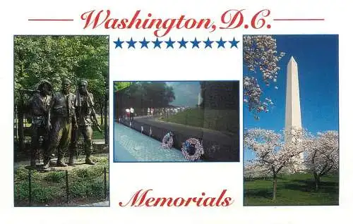 United States Washington DC memorials