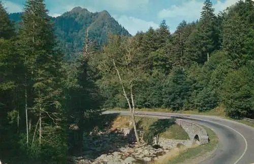 United States CO the chimney tops and US441 Great Smoky Mountains National Park
