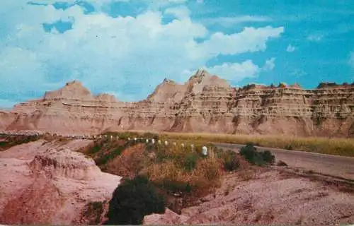 United States SD South Dakota badlands