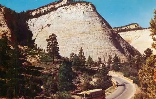 United States UT Checkerboard Mesa Zion National Park