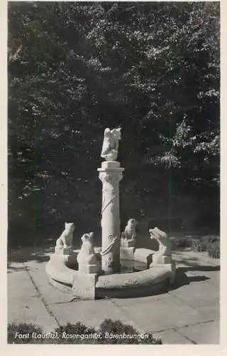 Germany Forst Lausitz Rosengatten Barenbrunnen