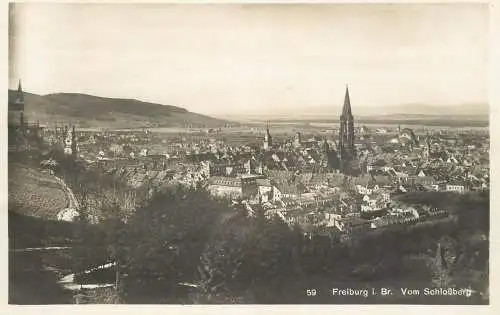 Germany Freiburg vom Schlossberg