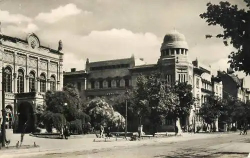 Hungary Debrecen Kossuth utcai reszlet 1958