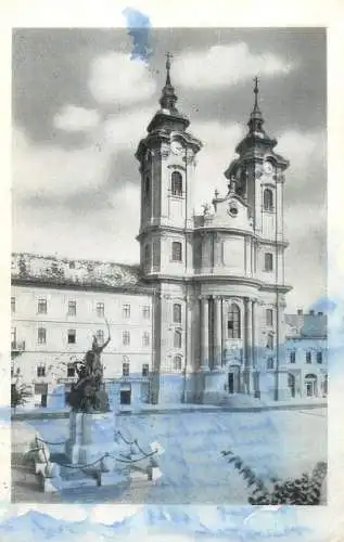 Hungary Eger minoritak temploma 1955