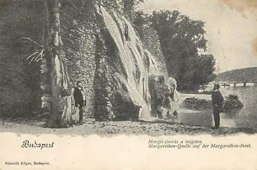 Hungary Budapest Margarethen-Quelle auf der Margarethen-Insel