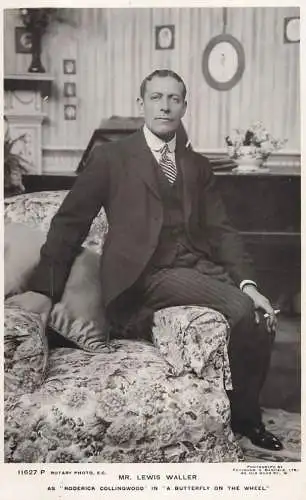 Theatre postcard Mr. Lewis Waller