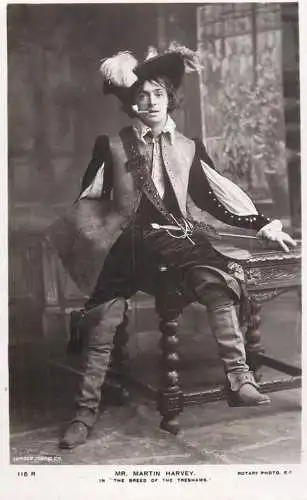 Theatre postcard Mr. Martin Harvey
