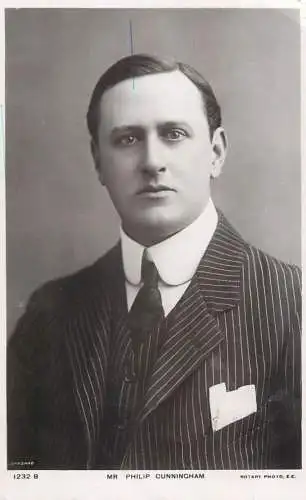 Theatre postcard Mr. Philip Cunningham