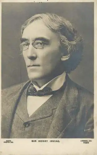 Theatre postcard Sir Henry Irving