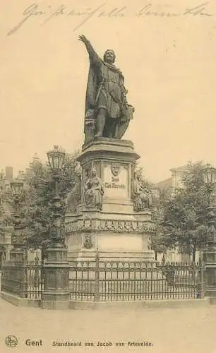 Belgium Gent Statue of Jacob van Artevelde