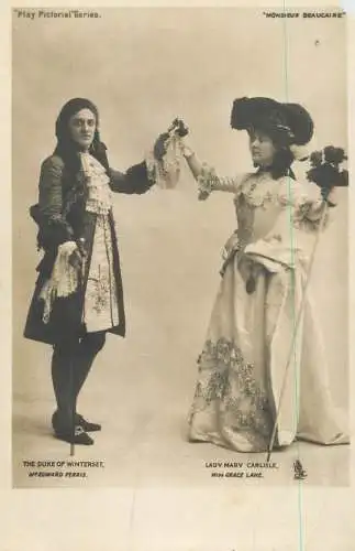 Theatre postcard the Duke of Winterest Lady Mary Carlisle