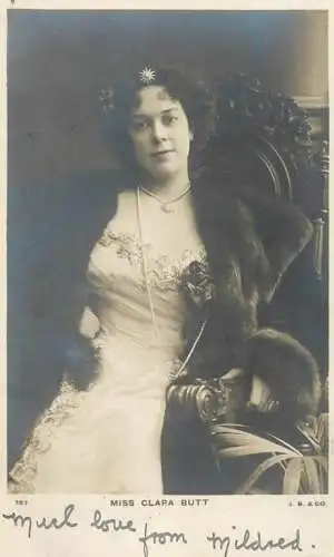 Theatre postcard Miss Clara Butt