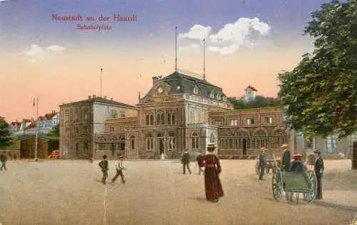 Germany Neustadt an  der Haardt Bahnhofplatz