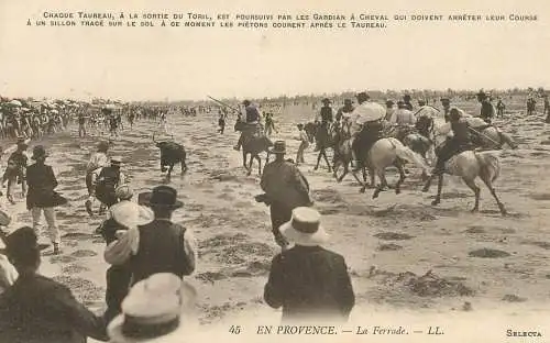 France En Provence La Ferrade pittoresque types et scenes