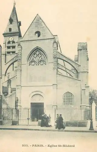 France Paris Eglise St Medard