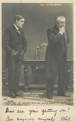 Theatre postcard George Alexander J.D. Beveridge