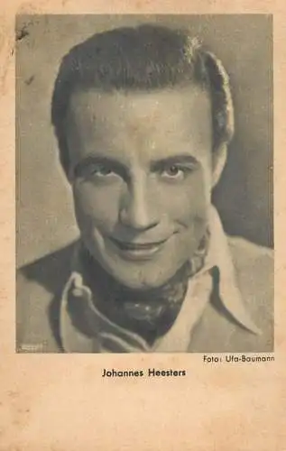 Entertainment postcard film actor Johannes Heesters