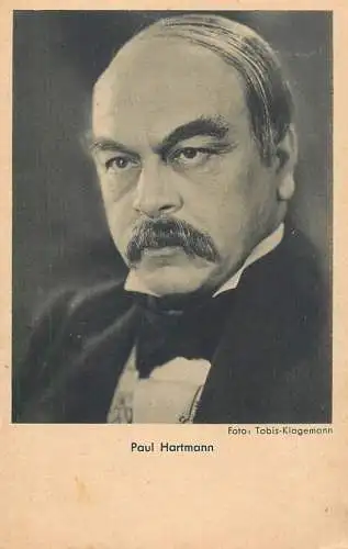 Entertainment postcard film actor Paul Hartmann