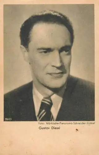 Entertainment postcard film actor Gustav Diessi