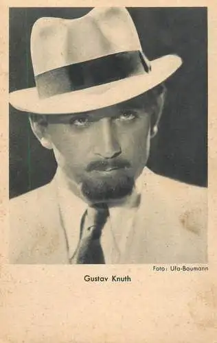 Entertainment postcard film actor Gustav Knuth