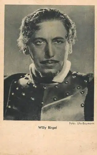 Entertainment postcard film actor Willy Birgel