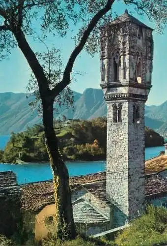 Italy Ossucio Lago di Como campanila