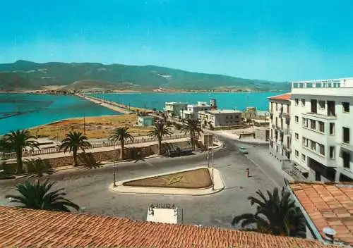 Italy Orbetello piazza del popolo e diga