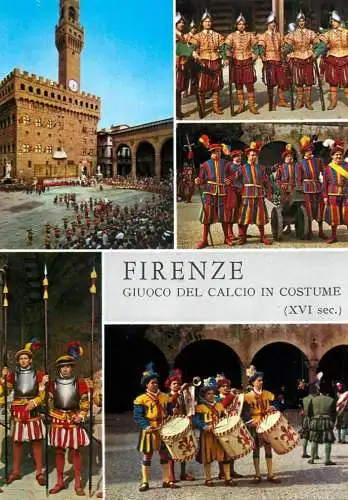 Italy Florence guioco del calcio in costume