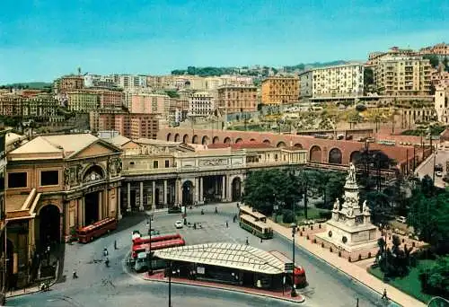 Italy Genova piazza Acquaverde stazione principe