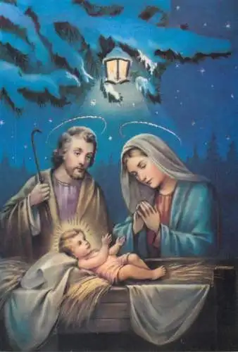 Religious illustration - Holy Family illustration