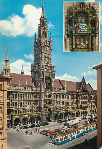 Germany Munchen Rathaus & Glockenspiel