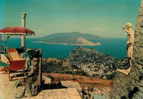 Italy Capri vista da Monte Solaro