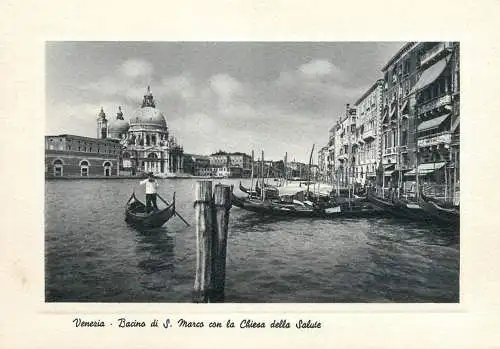 Italy Venice Bacino di S. Marco con la Chiesa della Salute