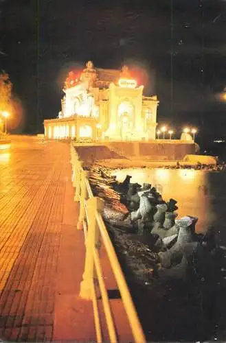 Romania Constanta Restaurantul "Cazino" aspect nocturn