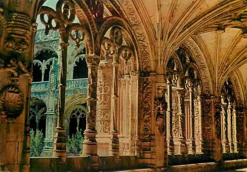 Portugal Lisboa Mosteiro dos Jeronimos. Claustros