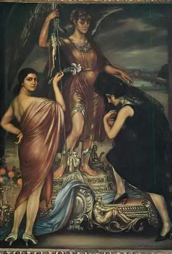 Spain Cordoba Museo Romero de Torres - Archangel Raphael Romero de Torres painting