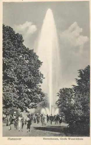 Germany Hannover Herrenhausen Grosse Wasserkunste