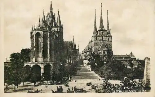 Germany Erfurt Dom und Severikirche