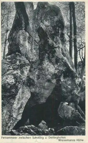 Germany Felsenmeer Wiesemanns Hutte