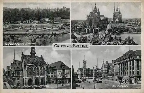 Germany Gruss aus Erfurt multi view